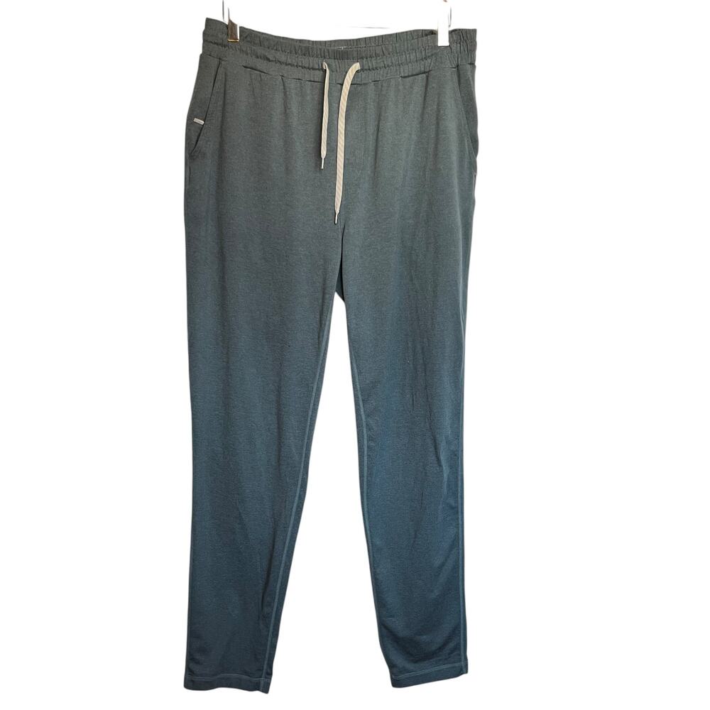 Vuori Ponto Performance Pant Men's DreamKnit Sweatpants Heather Teal Size XL